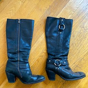 FRYE Tall Harness Boots